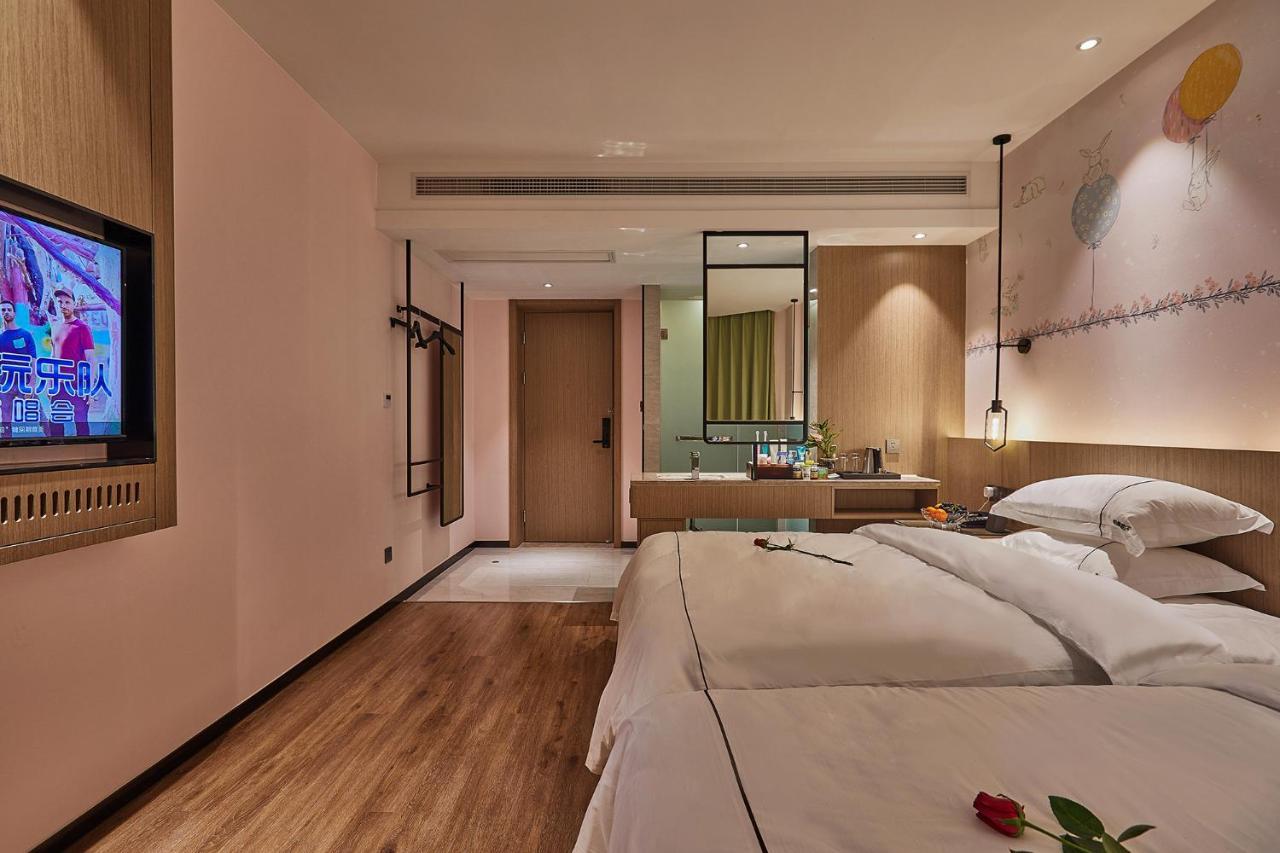 Yiwu Boman Boutique Hotel Bagian luar foto