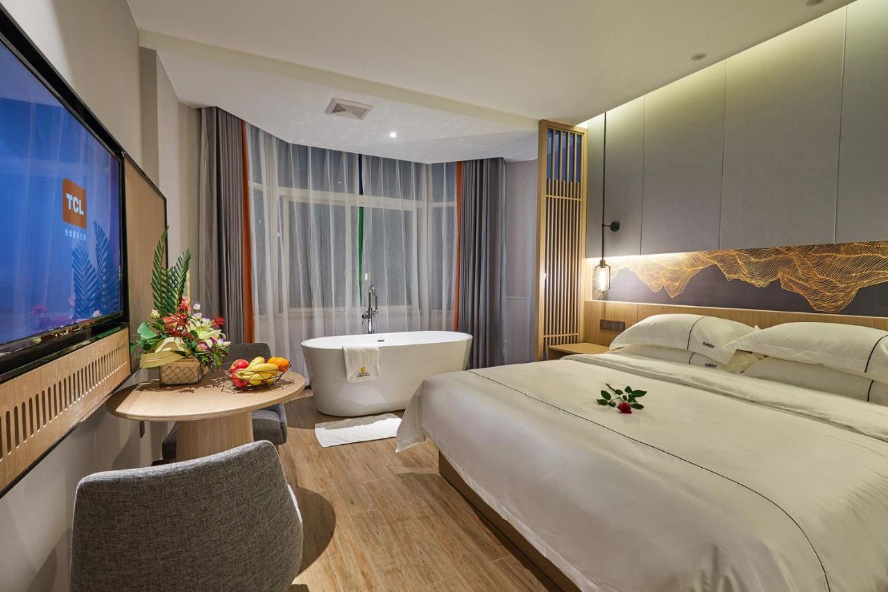 Yiwu Boman Boutique Hotel Bagian luar foto