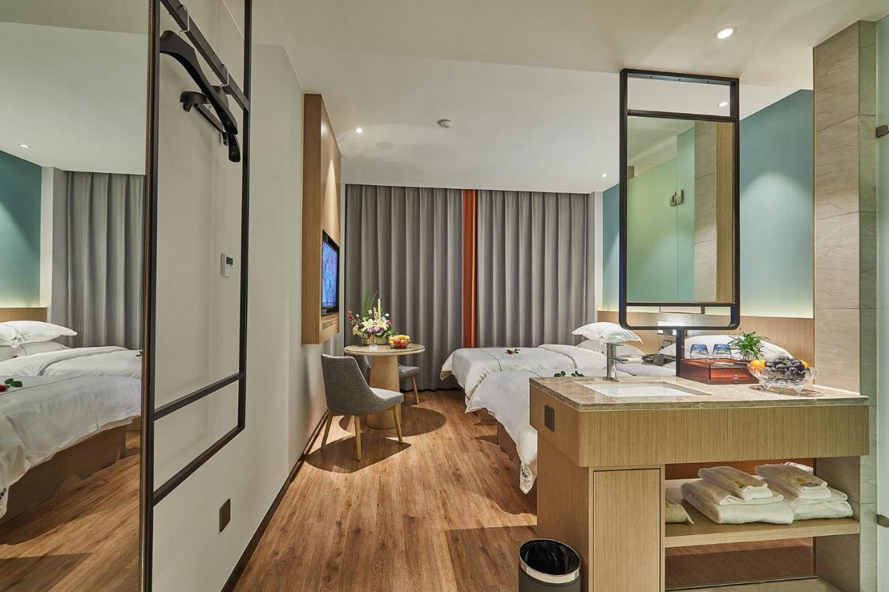 Yiwu Boman Boutique Hotel Bagian luar foto