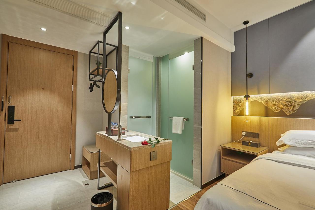Yiwu Boman Boutique Hotel Bagian luar foto